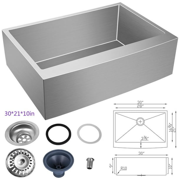 Undermount Kitchen Sink 1.5 Bowl Extra strong 1.2mm thick stainless steel